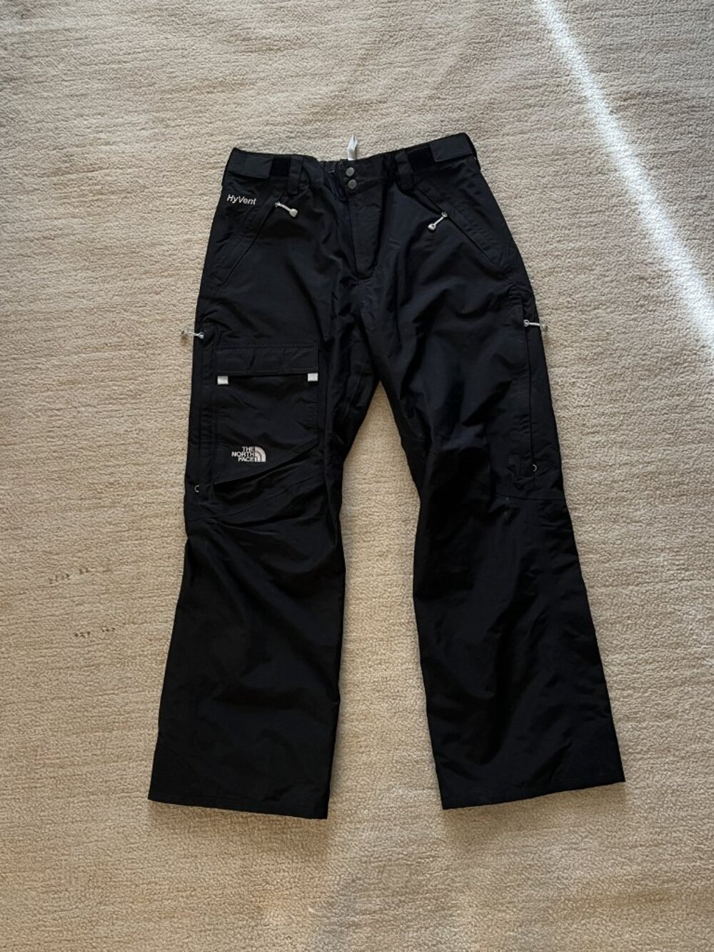 The North Face HyVent Ski Snow Pants Women's Size L Black